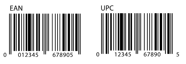 UPC Barcode and EAN Barcode graphics
